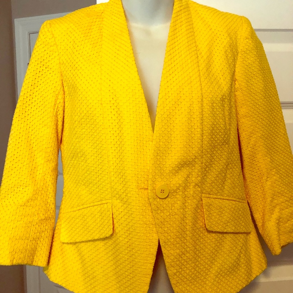 NY&Co Yellow Blazer